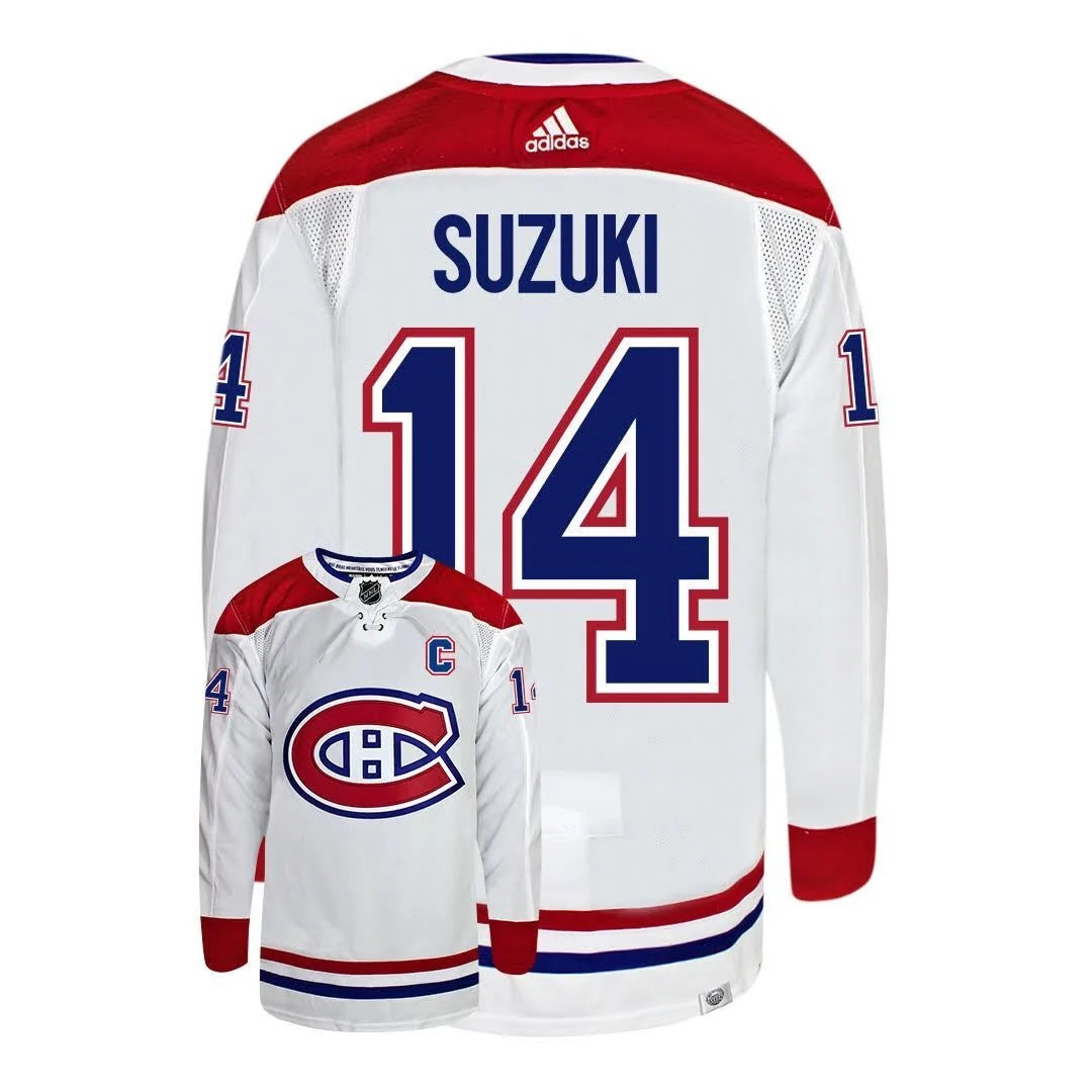 Nick Suzuki #14 Montreal Canadiens Premier Breakaway Jersey
