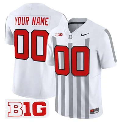 Ohio State Buckeyes Throwback Custom Jersey Stitched - White