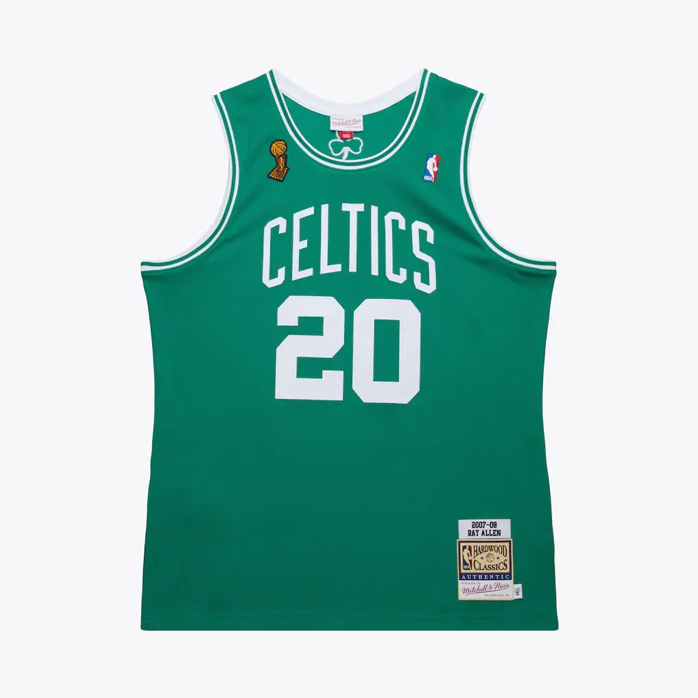 Ray Allen Celtics 2007-08 Kelly Green Jersey Stitched