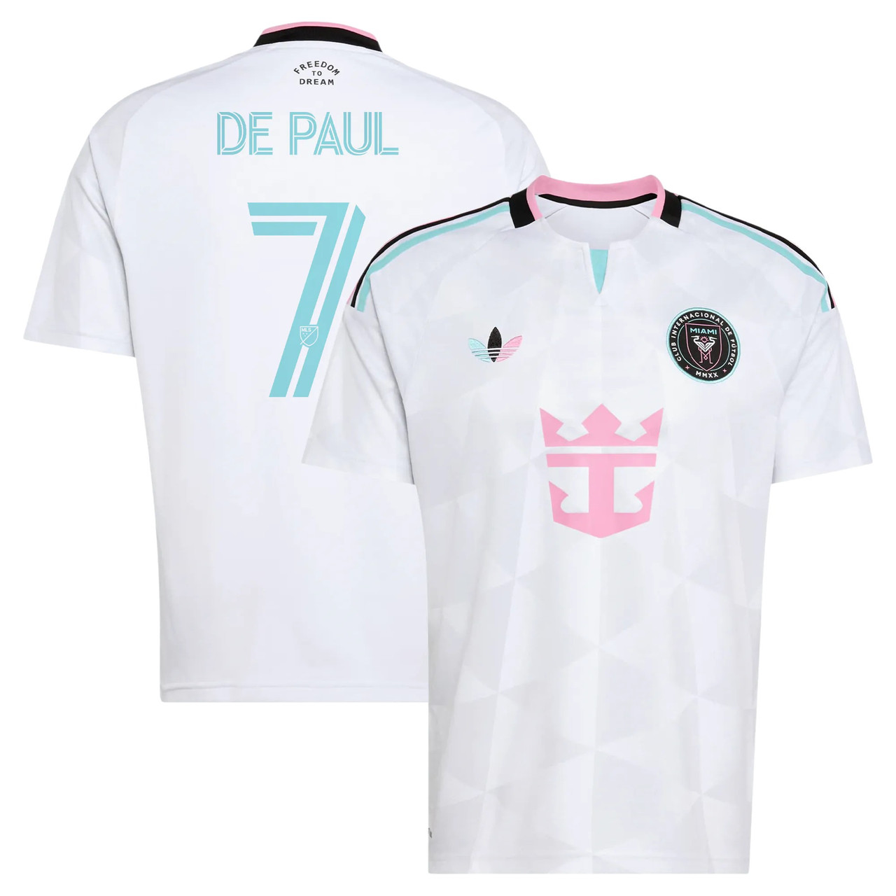 Rodrigo De Paul #7 Inter Miami 2026 Cf Third Stadium Jersey - White
