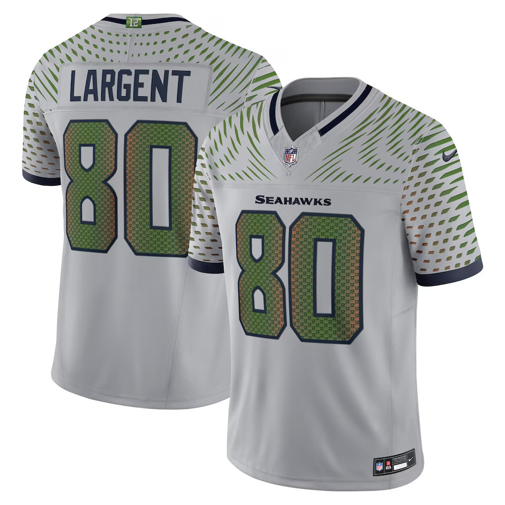 Steve Largent Seattle Seahawks Rivalries Collection Jersey