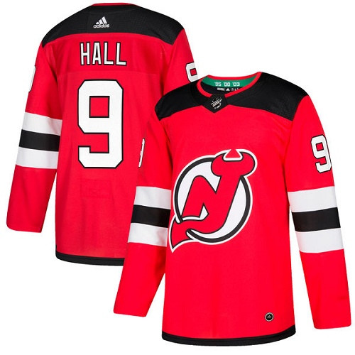 Taylor Hall #9 New Jersey Devils Home Jersey - Red