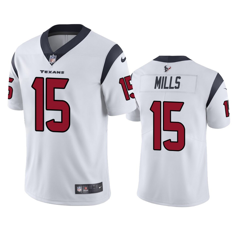 Texans Davis Mills White Limited Jersey - Edition 2