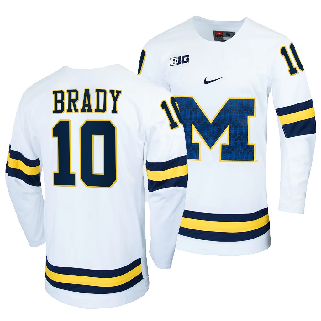 Tom Brady Michigan Wolverines White College Jersey Honorary Alumni
