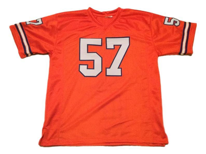 Tom Jackson Custom Unsigned Orange Limited Jersey