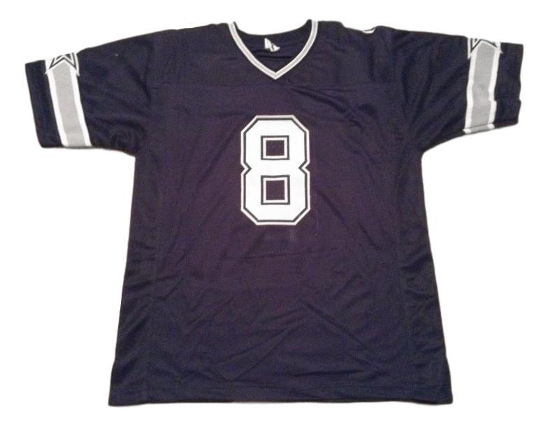 Troy Aikman Custom Unsigned Navy Blue Limited Jersey