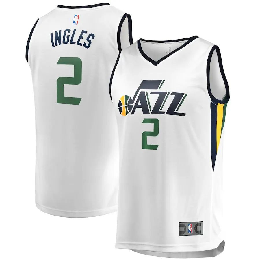 Utah Jazz Joe Ingles White Swingman Jersey - Association Edition