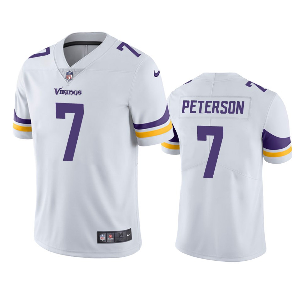 Vikings Patrick Peterson White Limited Jersey