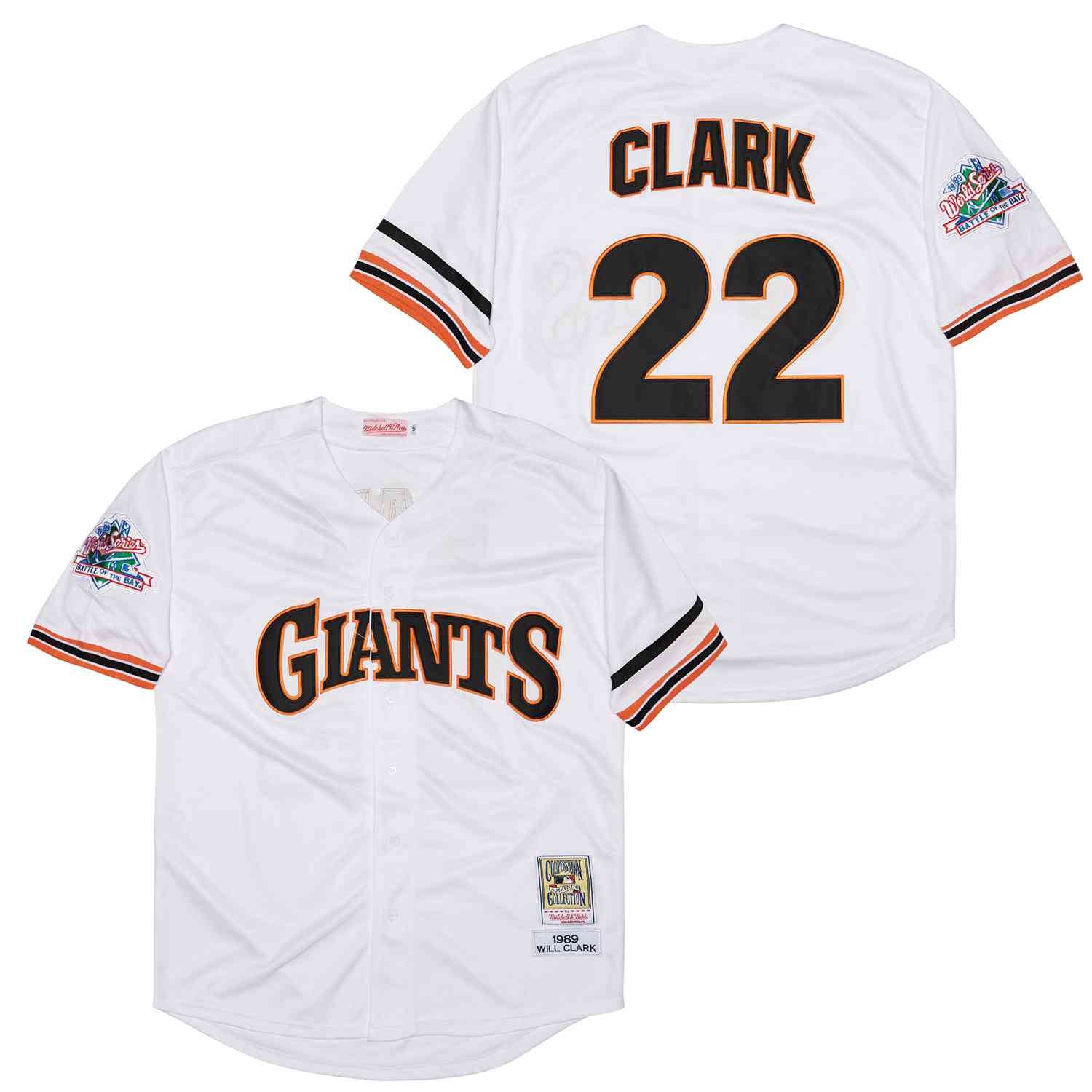 Will Clark San Francisco Giants Jersey - White